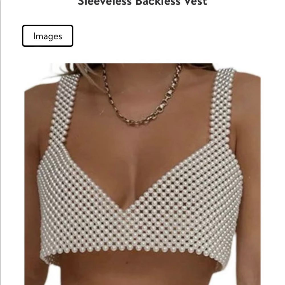 Pearl crop top